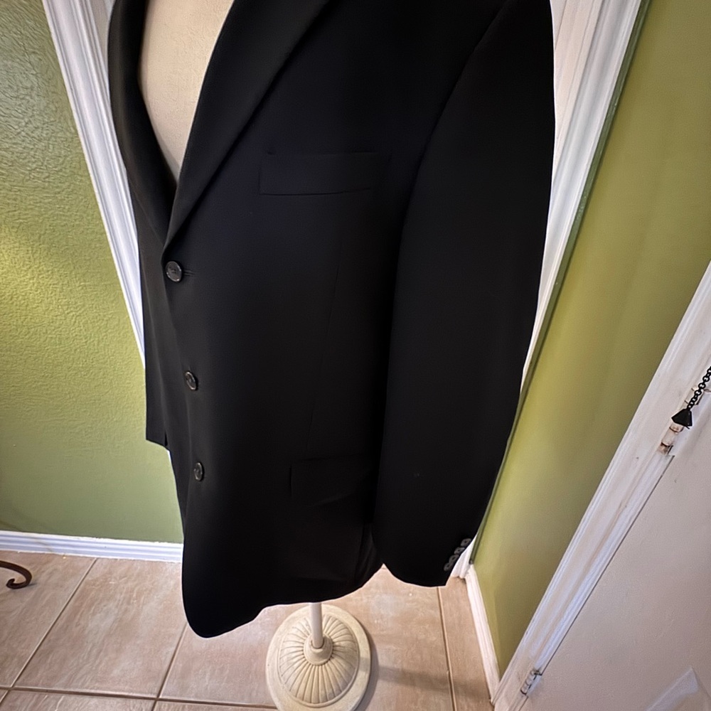 Joseph Abboud Classic Black Men's Blazer - Picture 5 of 9